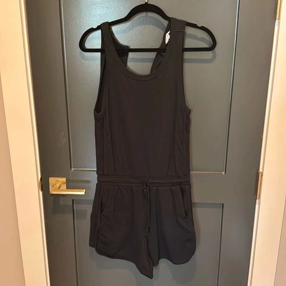 Splendid Romper Black Cotton  Size S-EUC